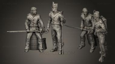 Military figurines (STKW_0025) 3D model for CNC machine
